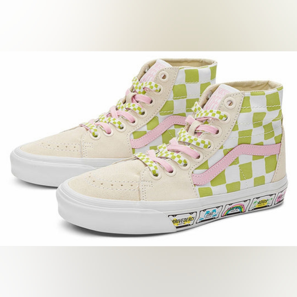 VANS X Emma Mulholland On Holiday Sk8-Hi Tapered - Picture 2 of 6